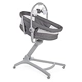 HGJINFANF Das Material ist bequem, weich und sicher, der Lie Reisebett, multifunktionales neugeborenes Babybett bewegliche und Faltbare tragbare Baby-Wiege-Bett (Color : Gray)