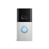 Ring Video Doorbell 4 von Amazon – HD-Video mit Gegensprechfunktion, Pre-Roll-Videovorschau in Farbe, Akkubetrieb | Mit kostenlosem 30-tägigen Testzeitraum für Ring