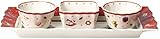 Villeroy & Boch Toy's Delight Dip Set 4tlg., Premium Porzellan, weiß/b