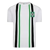 Score Draw Herren Retro - Trikot Borussia Mönchengladbach | Heimtrikot 1974 in Weiß, Größe: S