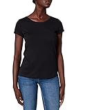 edc by ESPRIT Damen Rundhals T-Shirt, 001/BLACK Basic, XXL