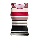 Herren Tank Top Modisch 3D Drucken Ärmelloses Freizeit Sommer Weste Unterhemd Komfortables Atmungsaktives Bodybuilding Sport Achselshirts Herren Gym Fitness Training Muskelshirt Loose T-S