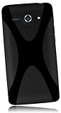 mumbi Hülle kompatibel mit Huawei Ascend Y530 Handy Case Handyhülle, schw