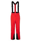 Ziener Herren TAGA Ski Snowboard-Hose | Atmungsaktiv, Wasserdicht, Rot, 50