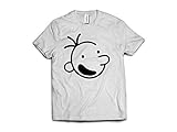 Diary of a Scaredy Kid T-Shirt World Book Day Buch Fernsehen Kinder Geschenke gekämmte 80% ringgesponnene Baumwolle 20% Polyester hohe Stichdichte Extremkomfort Top Tee Gr. 9 - 11 Jahre, W
