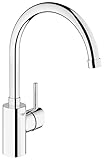 GROHE Concetto Küchenarmatur - Einhand-Spültischbatterie (DN 15, hoher Auslauf) chrom, 32661001