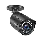 ZOSI CCTV 2.0MP 1080P Full HD Außen Überwachungskamera Sicherheitskamera 30M IR Nachtsicht BNC Kabelgebunden Metallgehäuse Schw