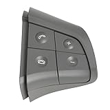 ZHUER Jianhua Store 4 Tasten Lenkradknopfschalter Trim-Abdeckaufkleber Fit for Benz Ml gl r b Klasse W164 W251 W245. (Color : Grey Right)