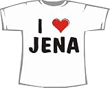 I Love JENA; T-Shirt weiß, Gr. L