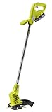 RYOBI RY18LT25A-120P 18V Akku-Rasentrimmer + Akku & Ladegerät + 8x Ersatzmesser | F