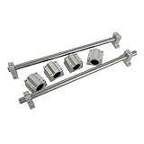 Security Accessory Linearführungen 12mm lineare runde runde schiene verchromt Welle 100mm 200mm 300mm 400mm 500mm scs12UU linearer Block Lager sk12 wellenunterstützung (Guide Length : 200mm)