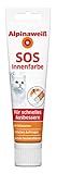 Alpinaweiß SOS Innenfarbe 100 ml Tube mit Schwamm zum Ausbessern an der W