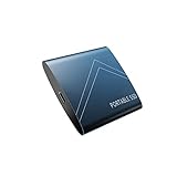 IYOUCA SSD Mobile Solid State Drive Mini Tragbares Externes Laufwerk High Speed USB3.1 Typ-C Schnittstelle Notebook Personal PC Expansion Upgrade Festplatte (Color : Blue, Size : 500GB)