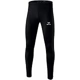 Erima Kinder Lauftight Performance Laufhose Lang Schwarz 164