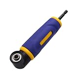 JUSTJING Rasenmäherzubehör Lock Easy Release Winkeladapter Schraubendreher Zubehör Bits Universal Elektrische Bohrer Ecke 90 Grad Werkzeugfutterverlängerung Werkzeugzubehö