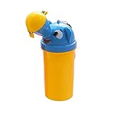 NUOBESTY Kinder Urinal Flasche Urinflasche Notfall Töpfchen Flaschen Tragbare Kindertoilette WC Mobile Toilette für Baby Jungen Mädchen Auto Reise Unterwegs Camping