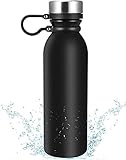 Thermosflasche, Termosflaschen Edelstahl Trinkflasche ohne BPA, Termosflaschen Sport, Outdoor, Fahrrad, 600