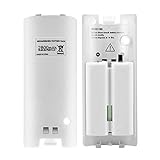 CICMOD OSAN 2X 2800mAh Hohe Kapazität wiederaufladbar Batterie Pack Akkus für Wii Remote Controller (Weiss)