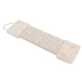 Cheyin Sisal Katzenkratzbrett, Haltbare Sisal Katzenkratzpads, Wandmontierte Kratzpads, Handgehaltener rechteckiger Katzenkratzer, Interaktives Katzenspielzeug für Indoor Cats Kitty