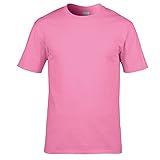 Gildan Premium T-Shirt für Männer (XL) (Rosa) XL,R