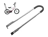 MOSHAY Kinderfahrrad Schiebe und Fahrrad Fahren Lernhilfe universale Schiebestange überall passend(Gray)