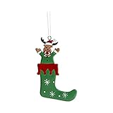 FEIZAO Anhänger Weihnachtsdeko Weihnachtsanhänger Basteln Weihnachtsschmuck 3D Hängende Charms DIY Anhängerweihnachtsdeko Christbaumanhänger Geschenkanhänger Aufhäng