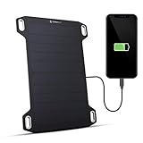 Sunnybag Leaf Mini | Solar Ladegerät mit 5 Watt Leistung | Unterwegs Handy Laden mit Solar Panels | Ultra-leicht, kompakt und wasserfest | nur 158g | USB solar Charger für Wandern, Camping, O