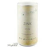 Essential Plus Zink 25mg - 365 Tage mit 25 mg Zink-Bisglycinat, vegan, Premium Qualität, für Immunsystem*, Haare*, Haut*, Nägel*, Konzentration*,Stoffwechsel*, laborgeprüft in Deutschland herg