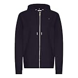 Tommy Hilfiger Damen Regular Zip-Through Hoodie Kapuzenpullover, Wüstenhimmel, 48