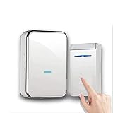 Self-generating doorbell Wireless Household Ultra-g-Distance Smart Electronic Remote Control Waterproof Beeper for The Elderly high-Volume 4-Level Bell Adjustab