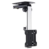 PureMounts PM-Slope-23 - Premium TV Deckenhalterung, bis zu 105° neigbar für Dachschrägen, Höhe verstellbar, max. Traglast 20kg, max. VESA 100x100,