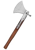 Ulfberth Mittelalter Schlachtaxt mit Hammer, 16. Jahrhundert, 44cm ULFBERTH Wikinger Reeactment Axt Axe echt Erwachsene M