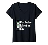 Damen Master Masters Abschluss Uni Bachelor Master T-Shirt mit V
