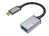 Networx USB-C Adapter, USB-C auf USB 3.0, 17 cm, spaceg