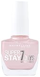 Maybelline New York Make-Up Superstay Nailpolish Forever Strong 7 Days Finish Gel Nagellack 78 Porcelain/Farblack mit ultra starkem Halt ohne UV Lampe in hellem Rosa, 1 x 10