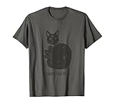 Dark Academia Aesthetic Carpe Noctem – Schwarze Katze T-S