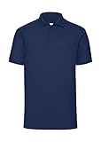 Polo-Shirt * 65/35 Polo * Fruit of the Loom * XXL * Marine marine,XXL