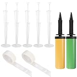 5 Stück Ballonständer, Ballons Stick Halter, Ballons Stand Kit, Ballons Stand Halter, Ballonhalter Tischständer Zubehör für Party Geburtstag Hochzeits dekoration mit Ballon Stickers Hand I