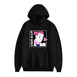 cshsb Herren Kapuzenpullover Hunter X Hunter Killua Zoldyck Hoodies Streetwear Lässige Sweatshirts,A,3XL