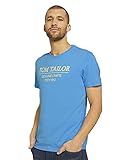 TOM TAILOR Herren 1021229 Basic Logo T-Shirt, 21946-North Blue, XL
