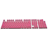 Tastenkappen in zweifarbiger Puddingform, verschleißfest, PBT-Tastaturkappen für PC-Tastaturen, einfache Installation, Computerzubehör, 104 Stück