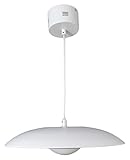 Naeve Leuchten Pendelleuchte Metall 10 W weiß 7059423