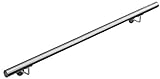 Edelstahl Handlauf Treppengeländer Geländer Wandhandlauf Wand Treppe 50-1000 cm V2Aox, Länge:150