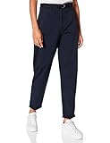 Tommy Hilfiger Damen CO Blend Belt Tapered Chino Pant Lässige Business-Hose, Wüstenhimmel, 38