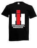 T-Shirt - IHC International Harvester (Schwarz, L)