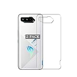 Vaxson 2 Stück Rückseite Schutzfolie, kompatibel mit ASUS ROG Phone 5 Pro Ultimate, Backcover Skin TPU Folie Haut [nicht Panzerglas Displayschutzfolie ] N