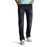 Lee Herren Performance Series Extreme Motion Straight Fit Tapered Leg Jeans, Reise, 38W / 30L