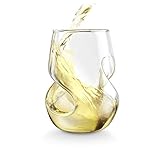 Final Touch Conundrum White Wine Glasses Weißweingläser - Hand durchgebrannte Glas 266ml - Packung mit 4