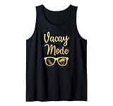 Vacay Mode Sonnenbrille Sommer Urlaub Familie Reisen Tank Top