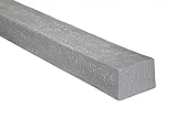 Dekorbalken 120x75mm in Betonoptik - Wand- & Deckenbalken aus PU mit originalgetreuer Betonstruktur - (4 Meter) Verkleidung Heizungsrohre Rohrabdeck
